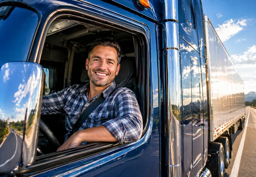 CDL student completing FMCSA-approved ELDT training online
